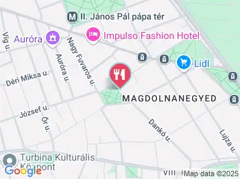 Kalamajka Budapest a térképen