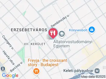 Kalicka Bistro Budapest a térképen