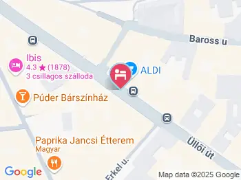 Kálvin Apartmanok Budapest a térképen