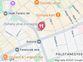 Kamara Café & Bistro Budapest a térképen