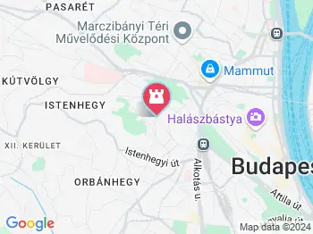 Kamaraerdő Budapest a térképen
