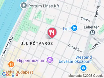 Kánaán Sushi Budapest a térképen