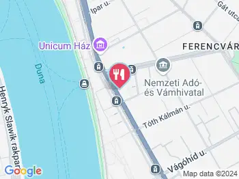 Kantinetta Café Budapest a térképen