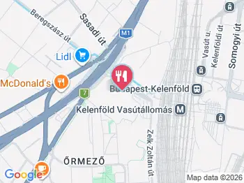 Kantinetta One Budapest a térképen