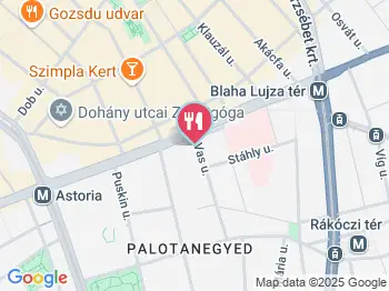 Kao Hom Thai Soup & Wok Budapest a térképen