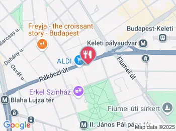 Kao Niaw Ping Kai Restaurant Budapest a térképen