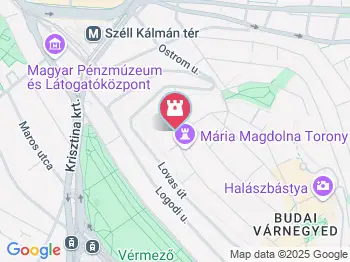 Kapisztrán János szobor Budapest a térképen