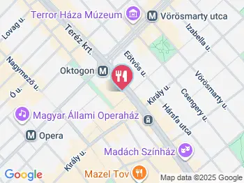 Karak Étterem Budapest a térképen