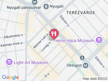 Karcsi Vendéglő Budapest a térképen