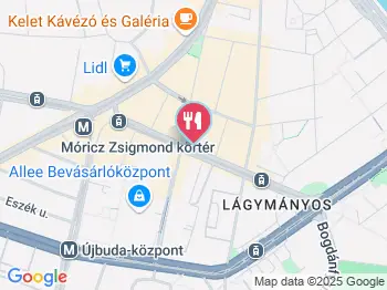 Karimi Gyros Budapest a térképen