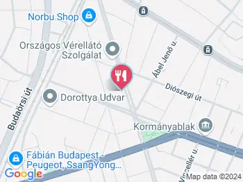 Karolina Bisztro Budapest a térképen