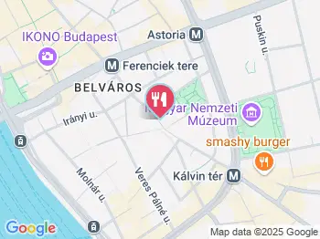 Károlyi Étterem & Kávéház Budapest a térképen