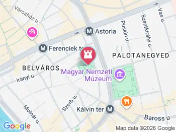 Károlyi-kert Budapest a térképen