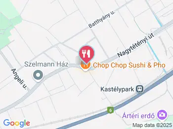 Kastély Étterem, Kávézó & Pizzéria Budapest a térképen