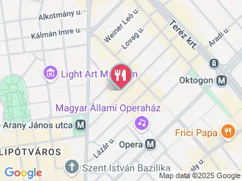 Kata Restaurant Budapest a térképen