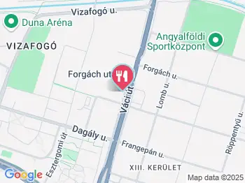 Katapult Ételbár Budapest a térképen