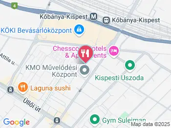 Katica Borozó Budapest a térképen