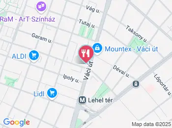 Kávés Katica Budapest a térképen