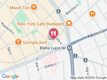 Kawamura Ramen Budapest a térképen