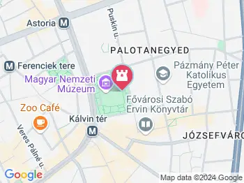 Kazinczy Ferenc-mellszobor Budapest a térképen