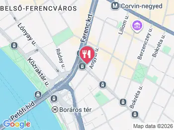 Kebab Grill Budapest a térképen