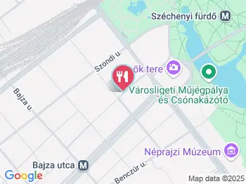 Kék Duna Étterem Budapest a térképen