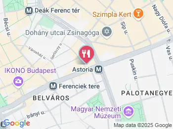 Kelet Csillaga Kávé- & Teaház Budapest a térképen