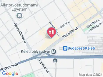 Keleti Waiting Room Budapest a térképen