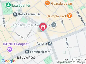 Kelly's Wok Food Budapest a térképen