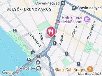 Kemence Pék - Ferenc körút Budapest a térképen