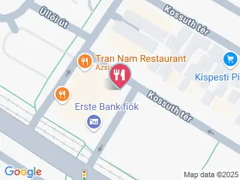 Kemence Pék - Kispest Budapest a térképen