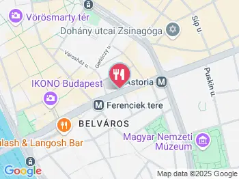 Kemence Pék - Kossuth Lajos utca Budapest a térképen