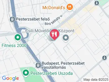 Kemence Pék - Pesterzsébet Budapest a térképen