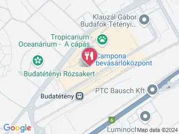 Kemenes Cukrászat - Campona Budapest a térképen