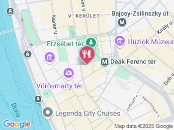 Blue Fox The Bar Budapest a térképen