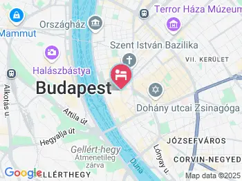 Kempinski Hotel Corvinus Budapest Budapest a térképen