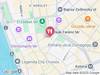 Kentucky Fried Chicken - Deák Ferenc tér Budapest a térképen