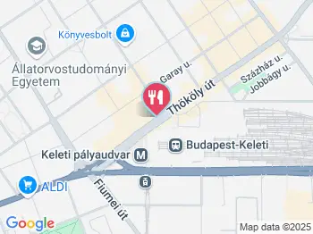 Kentucky Fried Chicken - Thököly út Budapest a térképen