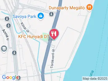 Kentucky Fried Chicken - Hunyadi Drive Thru Budapest a térképen