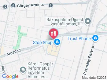 Kentucky Fried Chicken - Újpest Stop Shop Budapest a térképen