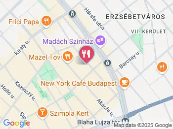 Kertész söröző Budapest a térképen