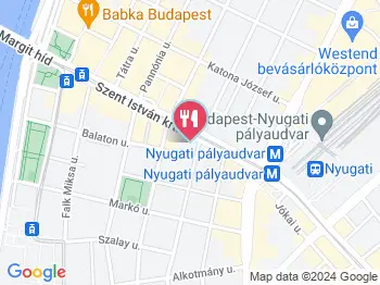 Kicsi Japán - Szent István körút Budapest a térképen