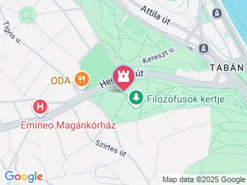 Kilátókő-szobor Budapest a térképen