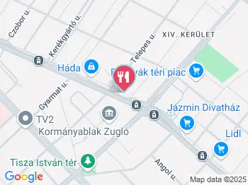 Kínai Büfé - Nagy Lajos király útja Budapest a térképen