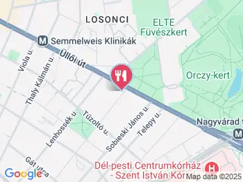 Kínai Büfé - Üllői út Budapest a térképen