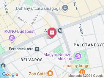 Kincsem-palota Budapest a térképen