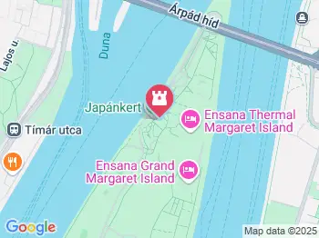 Kis hableány Budapest a térképen