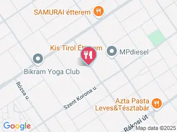 Kis Tirol Étterem Budapest a térképen