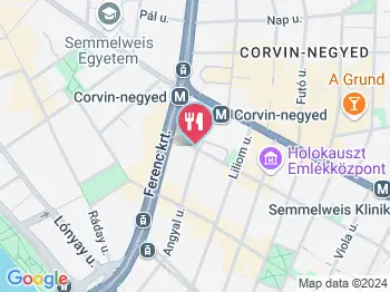 Kisangyal Tűzoltó Budapest a térképen