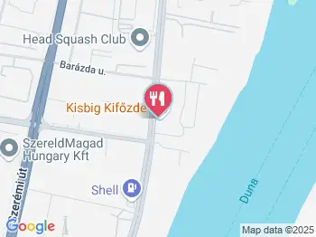 Kisbig Kifőzde Budapest a térképen